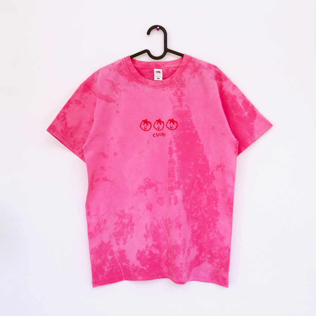Camiseta Cuchi Tomates Rosa Destinguida 1