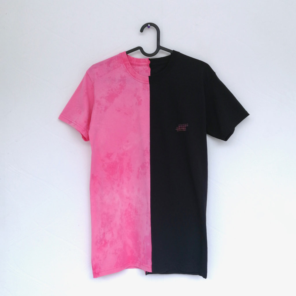 Camiseta Cuchi rosa-negro 1