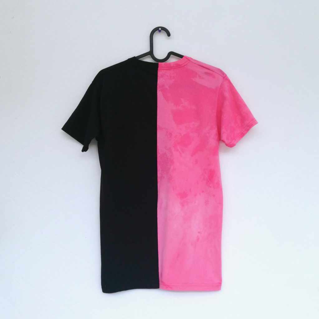Camiseta Cuchi rosa-negro 2