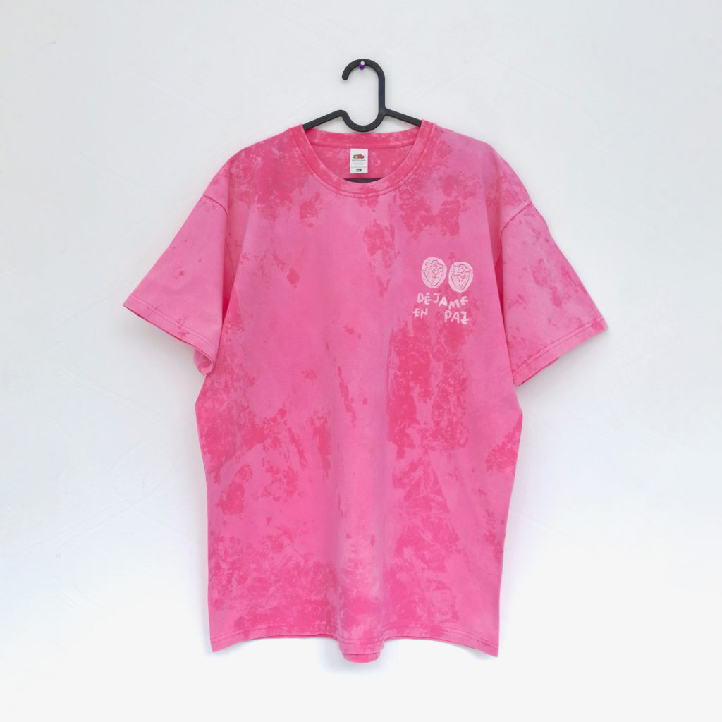 Camiseta rosa Cuchi selo amorodos branco 1