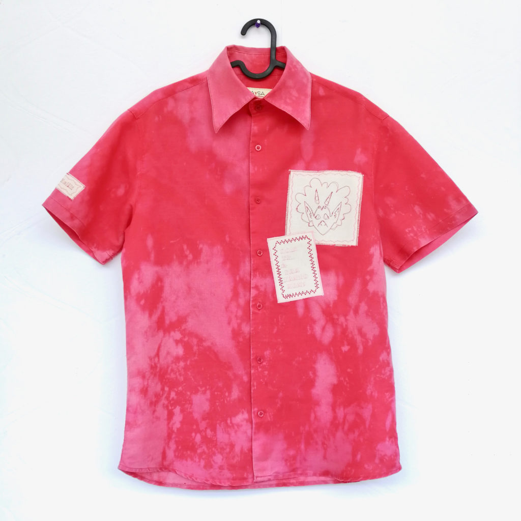Camisa Manga curta vermella destinguida Cuchi 1