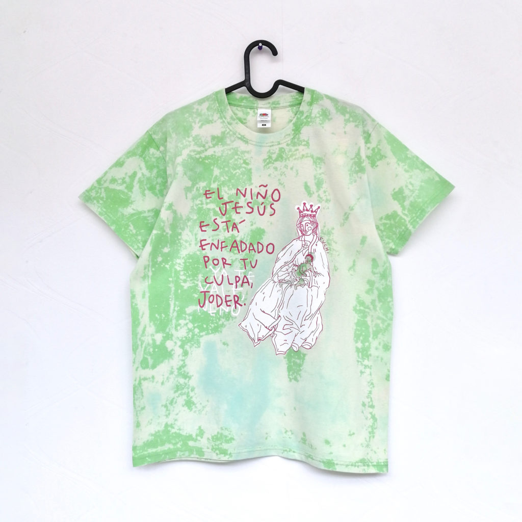 Camiseta Niño Jesús Verde Destinguida Cuchi 1
